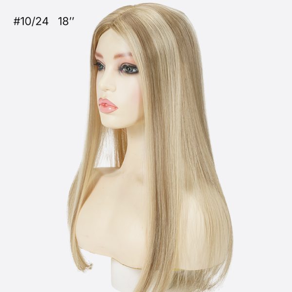 7Ayala Clip-On Silk Top Weft Back Hair Topper