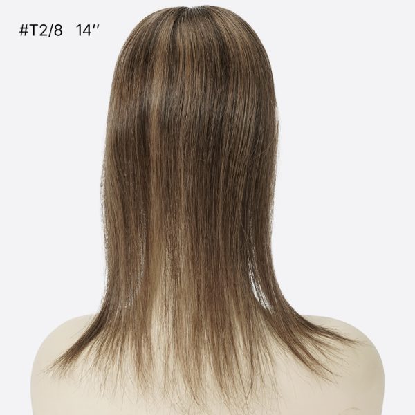 9Ada Fine Mono with NPU Perimeter Cuticle Virgin Hair Topper