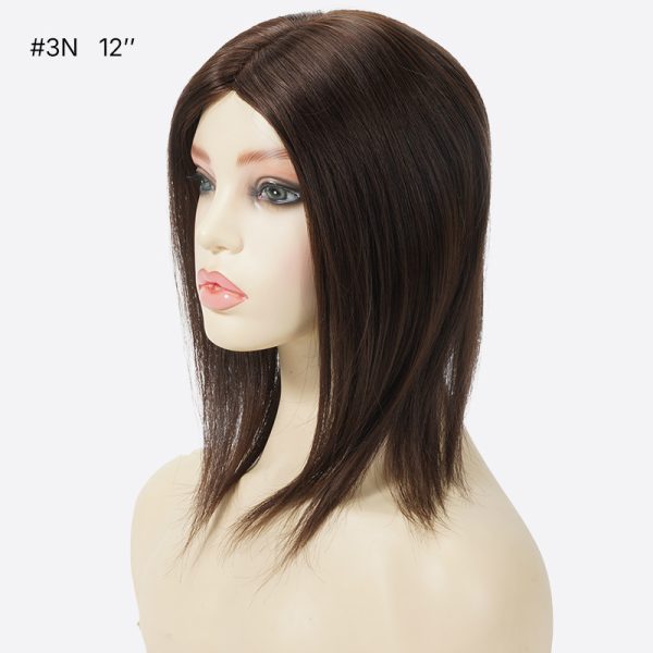 9Mira Mono Top with Fishnet Human Hair Topper