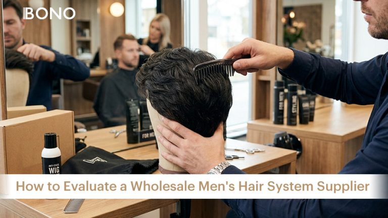 How to Evaluate a Wholesale Men’s Hair System Supplier