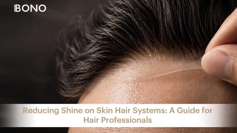 Reducing Shine on Skin Hair Systems: A Guide for Hair Professionals